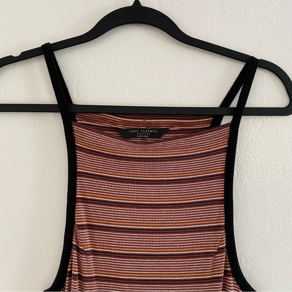 Knot Sisters Striped Halter Maxi Dress - Picture 3 of 7